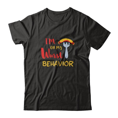 Wurst Behavior Oktoberfest German-T-Shirt & Tank Top-Premium T-Shirt-Black